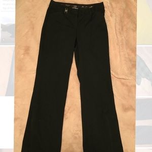 Slacks with wide leg